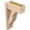 Ekena Millwork 8-in W x 18-in D x 30-in H Funston Block Rough Cedar Woodgrain TimberThane Outlooker, Primed Tan OUTUR080X18X30FST44RCPR - alternate 6